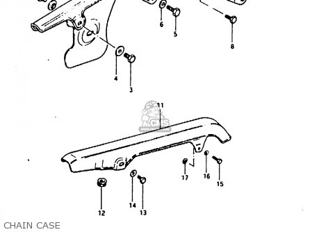CHAIN CASE - TS50ERKD 1981 (X) (E17 E21 E41)