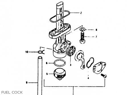 FUEL COCK - TS50ERKD 1983 (D) (E17 E18 E21 E41)