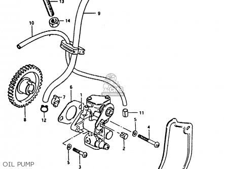 OIL PUMP - TS50ERKD 1983 (D) (E17 E18 E21 E41)