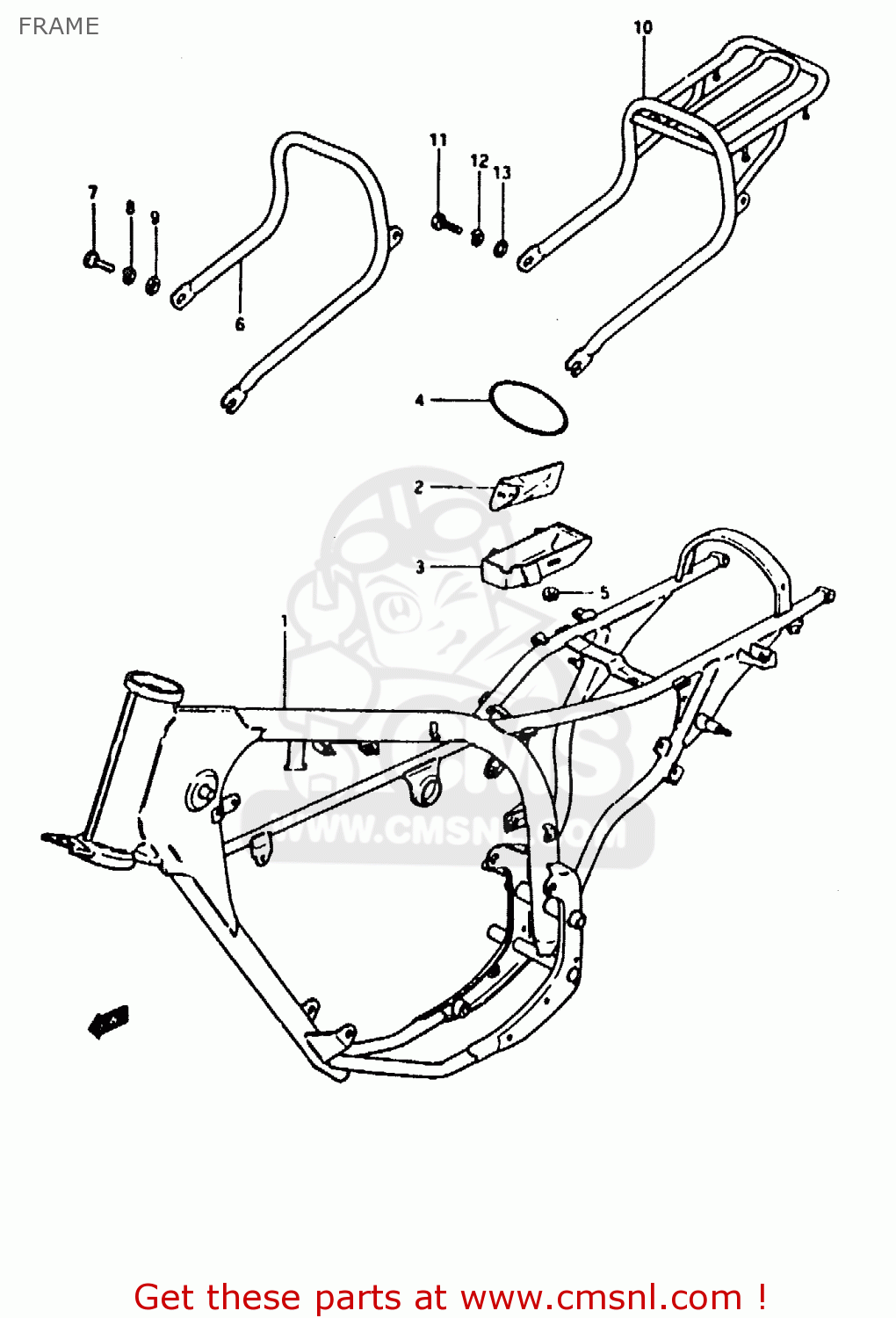 FRAME TS50ERKDB 1982 (Z) ZWITSERLAND (E18)