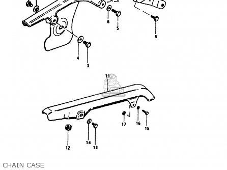 CHAIN CASE - TS50ERKDB 1983 (D) ZWITSERLAND (E18)
