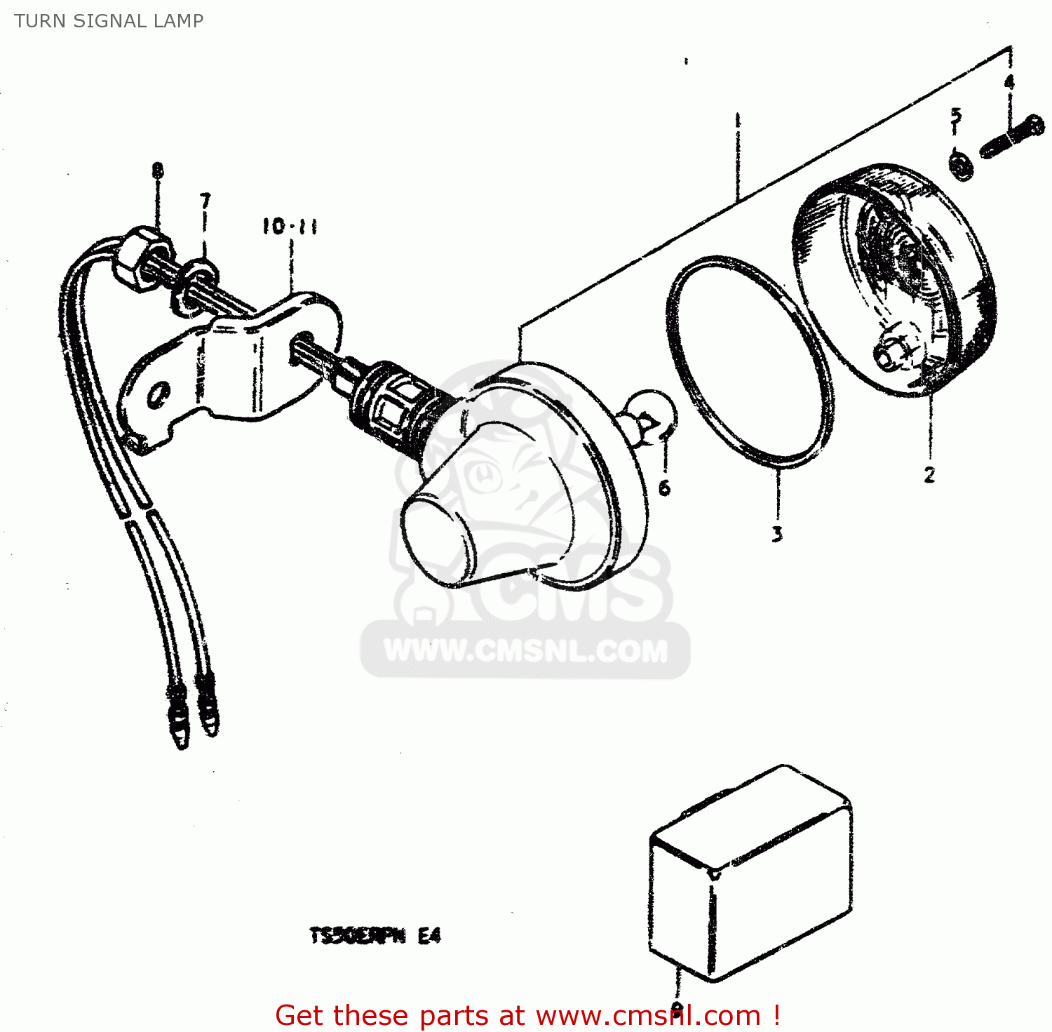 TURN SIGNAL LAMP TS50ERP 1979 (N)