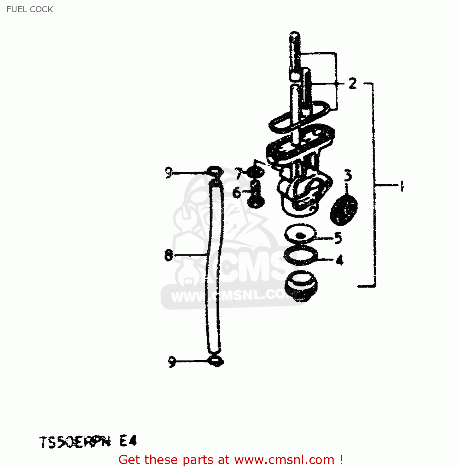 FUEL COCK TS50ERP 1979 (N)