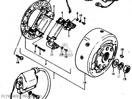 FLYWHEEL MAGNETO - TS50ERP 1979 (N)