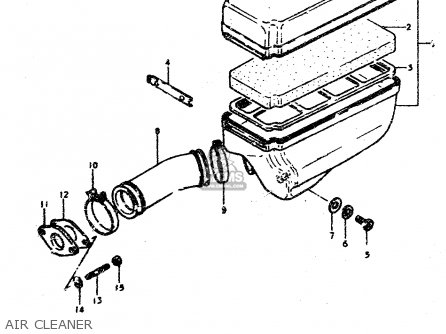 AIR CLEANER - TS50ERP 1979 (N)