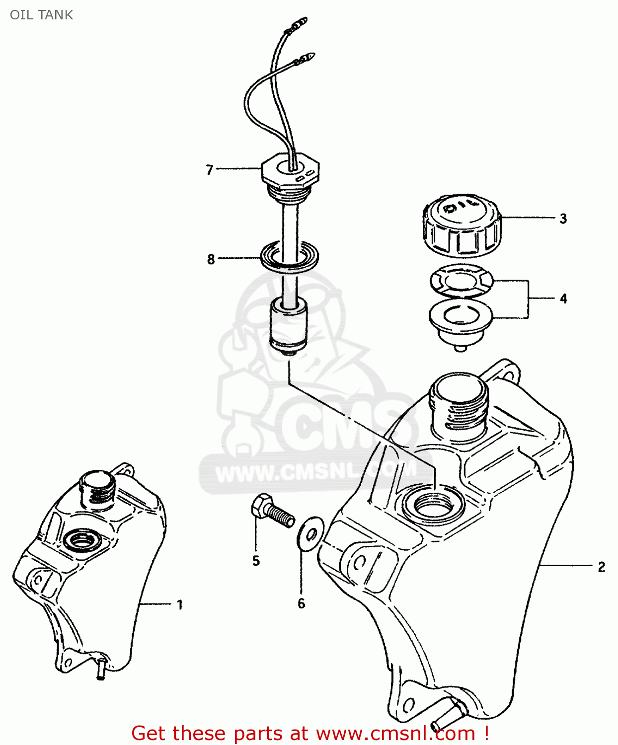 OIL TANK TS50ERP 1981 (T) FRANCE NETHERLANDS (E04 E25)