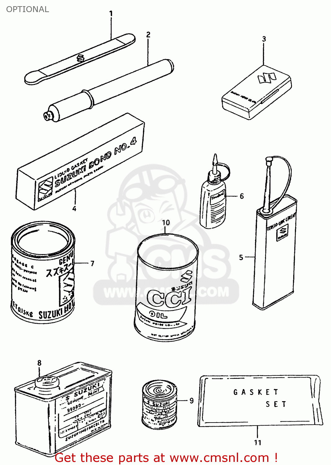 OPTIONAL TS50ERP 1981 (T) FRANCE NETHERLANDS (E04 E25)