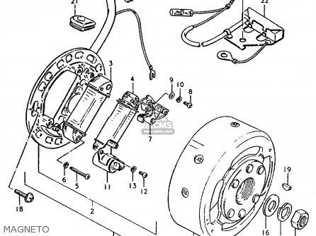 MAGNETO - TS50ERP 1981 (T) FRANCE NETHERLANDS (E04 E25)