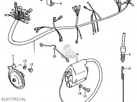 ELECTRICAL - TS50ERP 1981 (T) FRANCE NETHERLANDS (E04 E25)
