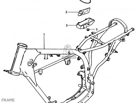FRAME - TS50ERP 1981 (T) FRANCE NETHERLANDS (E04 E25)