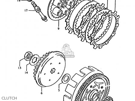 CLUTCH - TS50ERP 1981 (T) FRANCE NETHERLANDS (E04 E25)