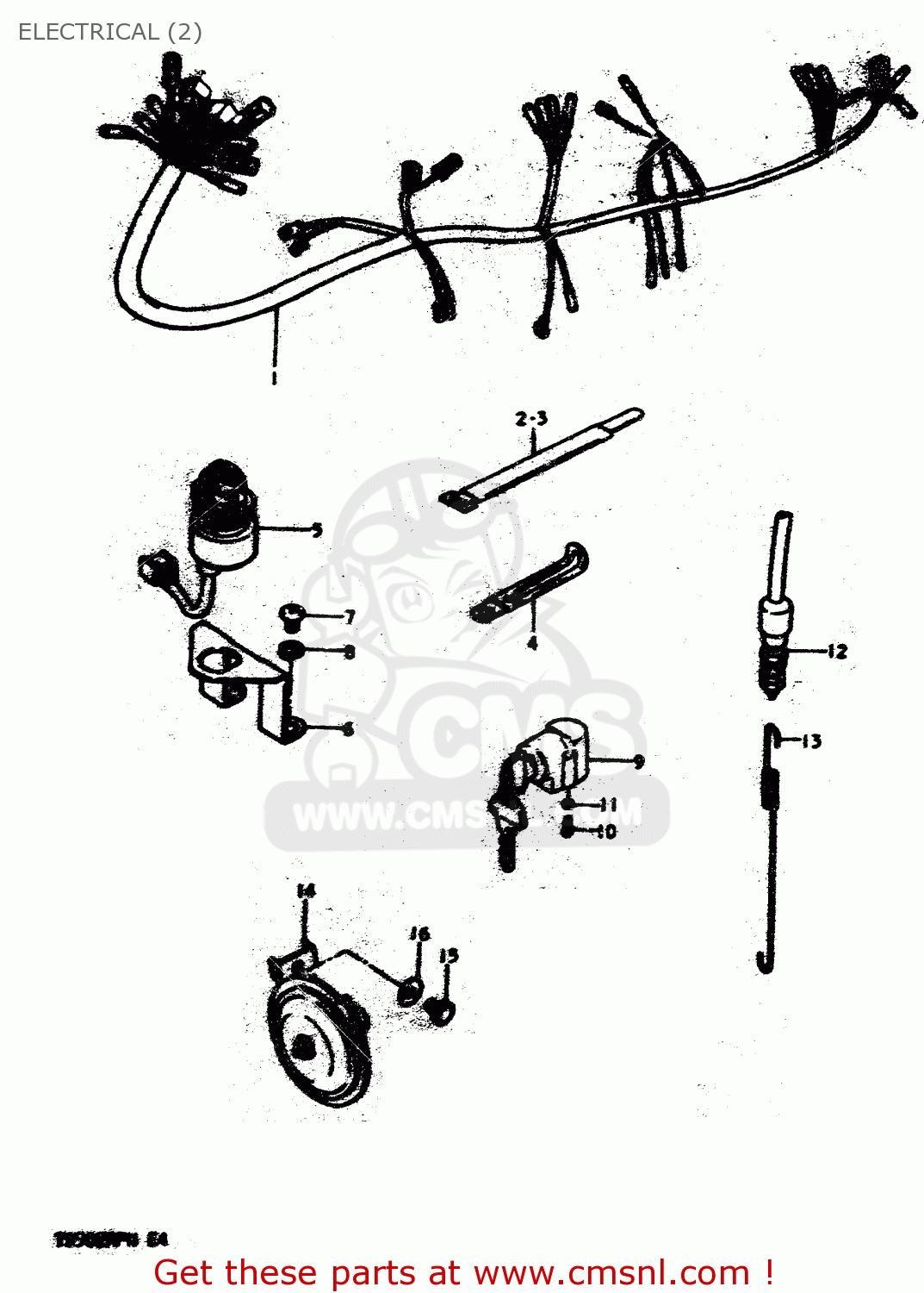 ELECTRICAL (2) TS50ERPD 1979 (N)