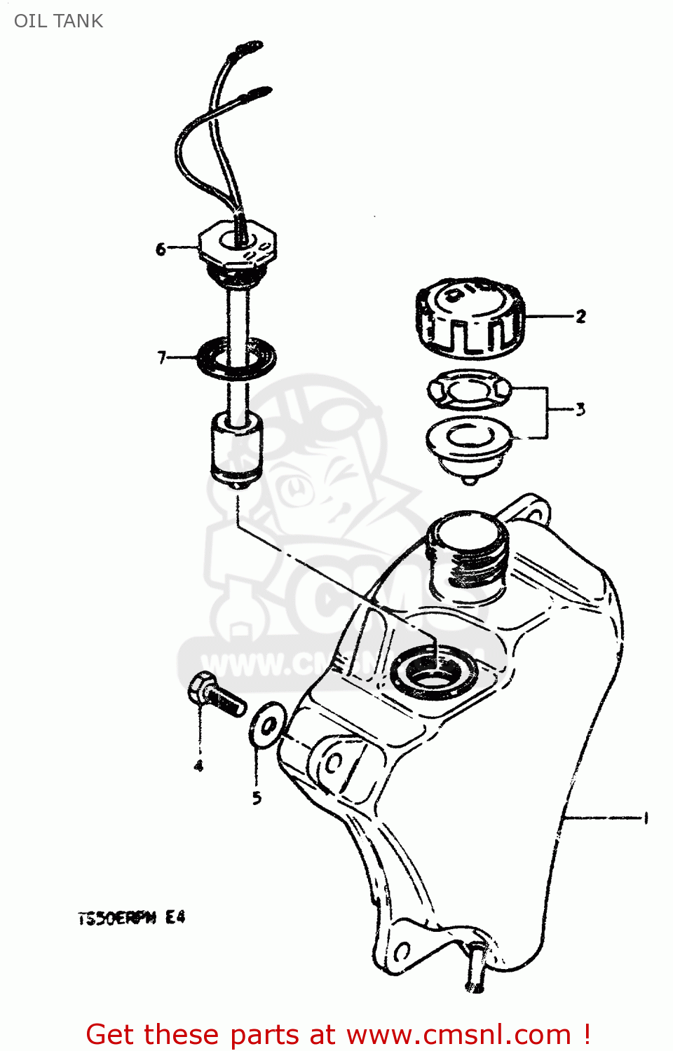 OIL TANK TS50ERPD 1979 (N)