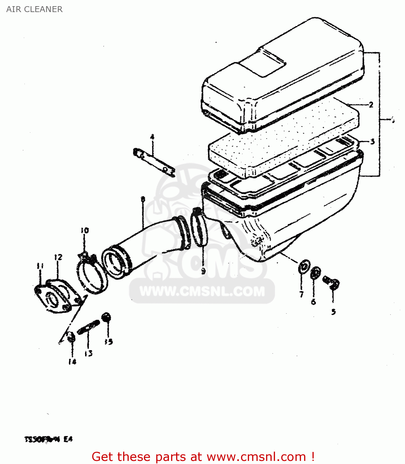 AIR CLEANER TS50ERPD 1979 (N)