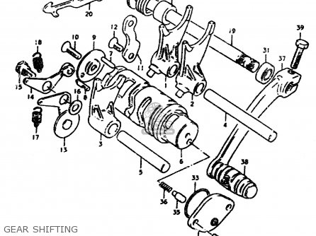 GEAR SHIFTING - TS50ERPD 1979 (N)