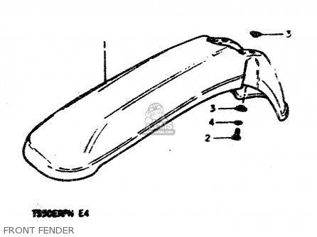 FRONT FENDER - TS50ERPD 1979 (N)