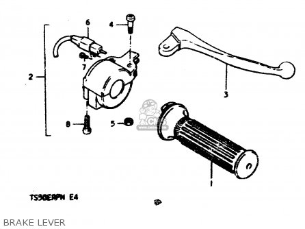 BRAKE LEVER - TS50ERPD 1979 (N)