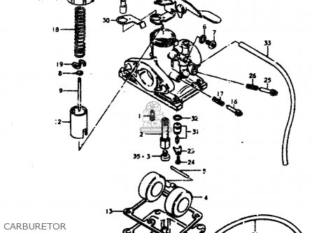 CARBURETOR - TS50ERPD 1979 (N)