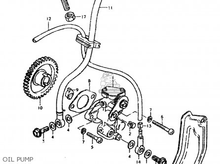 OIL PUMP - TS50ERPD 1979 (N)