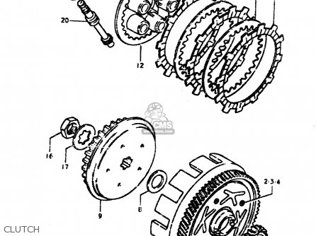 CLUTCH - TS50ERPD 1979 (N)
