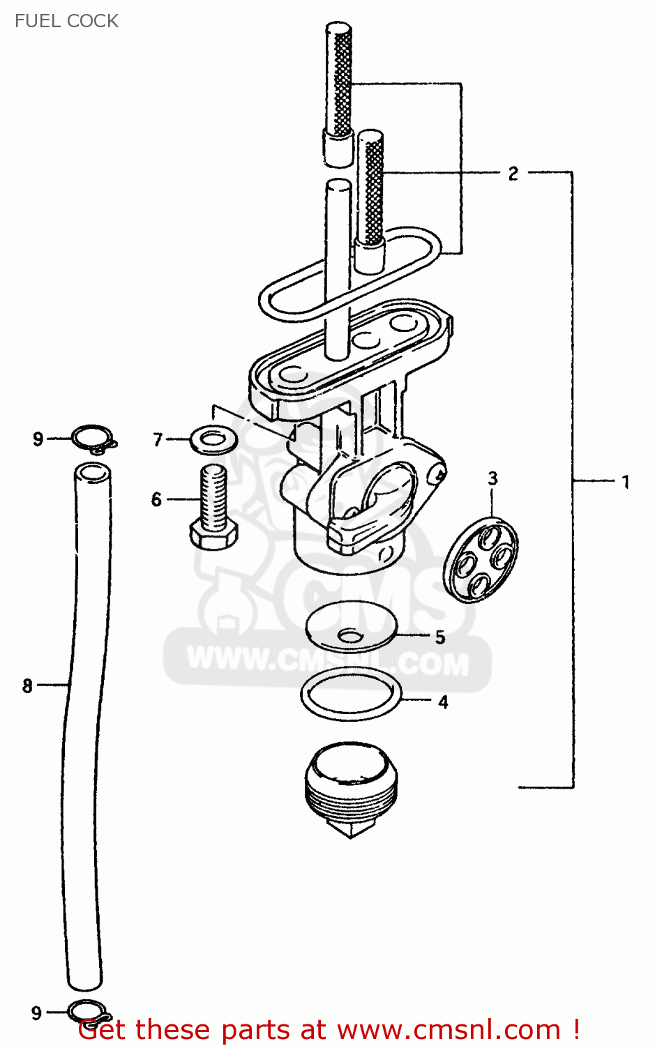 FUEL COCK TS50ERPD 1981 (T) FRANCE (E04)
