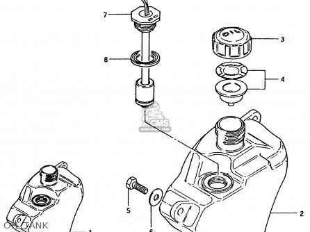 OIL TANK - TS50ERPD 1981 (T) FRANCE (E04)