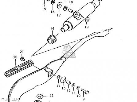 MUFFLER - TS50ERPD 1981 (T) FRANCE (E04)