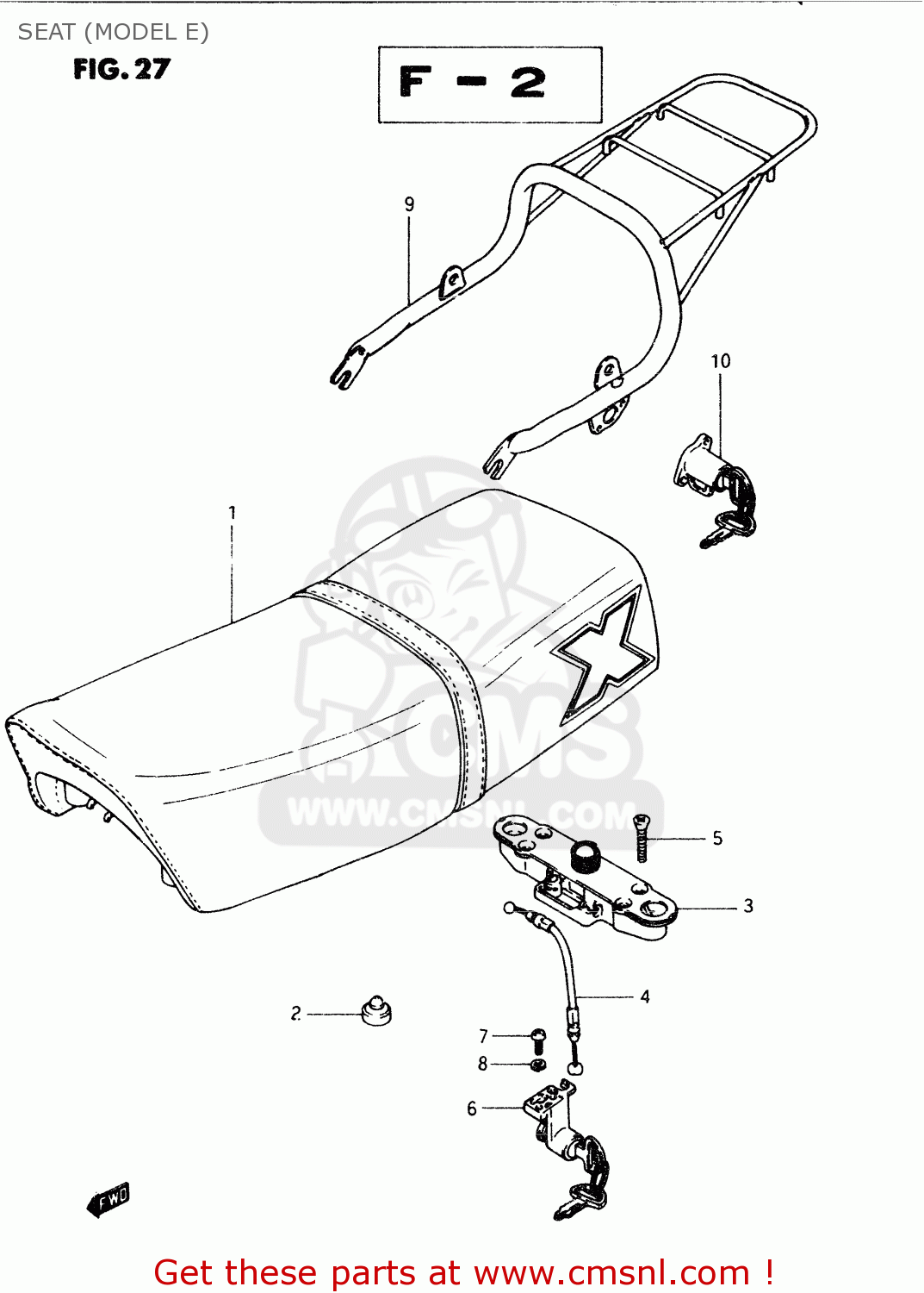 SEAT (MODEL E) TS50XK 1987 (H) (E02 E16 E18 E21 E25)