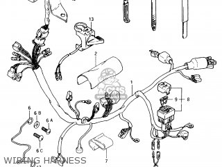 WIRING HARNESS - TS50XK 1991 (M) (E01 E02 E16 E17 E18 E21 E22 E25)