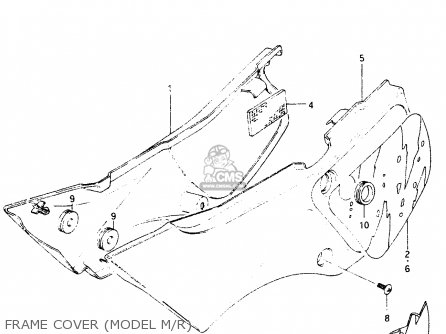FRAME COVER (MODEL M/R) - TS50XK 1991 (M) (E01 E02 E16 E17 E18 E21 E22 E25)