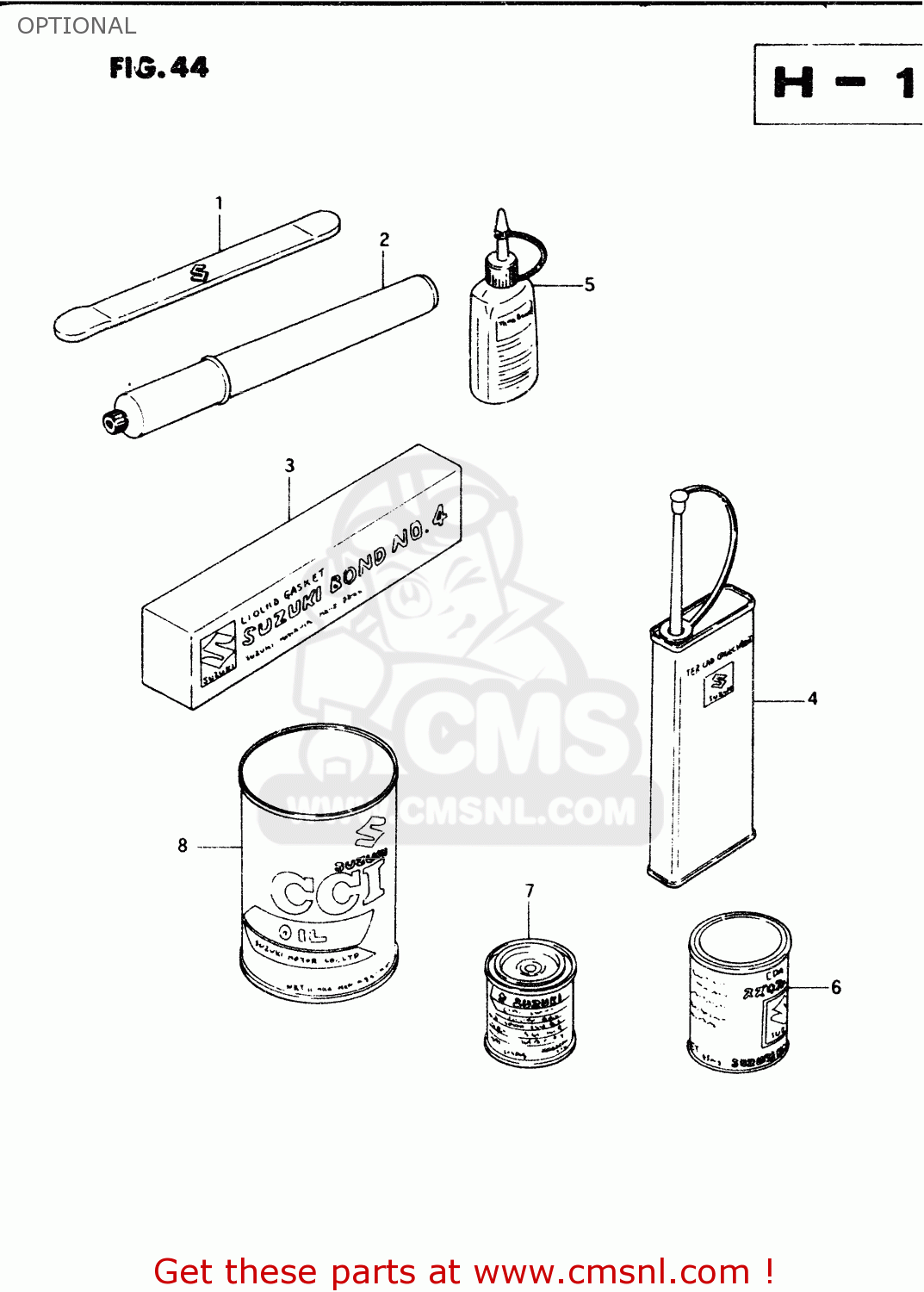 OPTIONAL TS50XK 1994 (R) (E01 E02 E16 E17 E18 E22 E25)