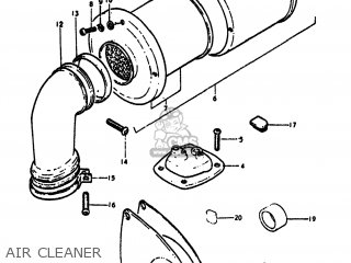 AIR CLEANER - TS75 1975 (M) USA (E03)