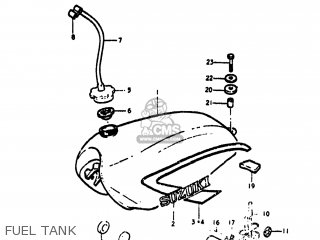 FUEL TANK - TS75 1975 (M) USA (E03)