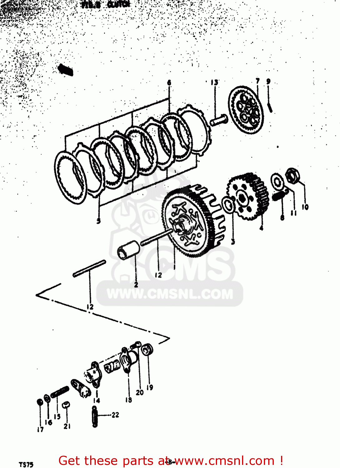 CLUTCH TS75 1977 (B) USA (E03)