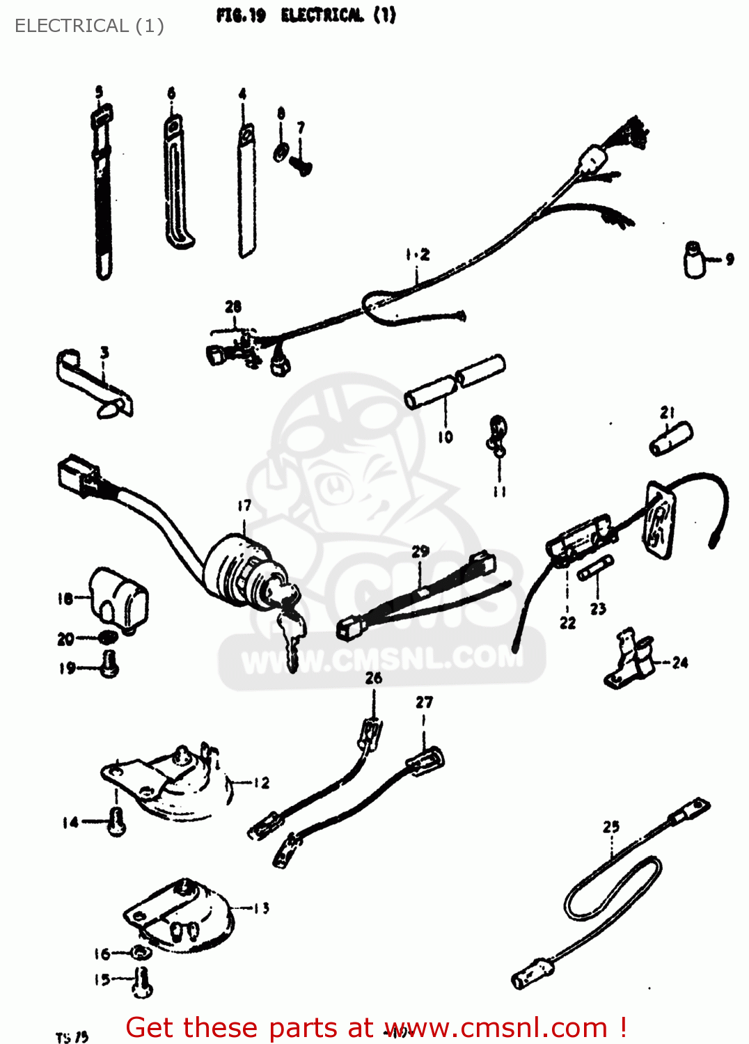 ELECTRICAL (1) TS75 1977 (B) USA (E03)