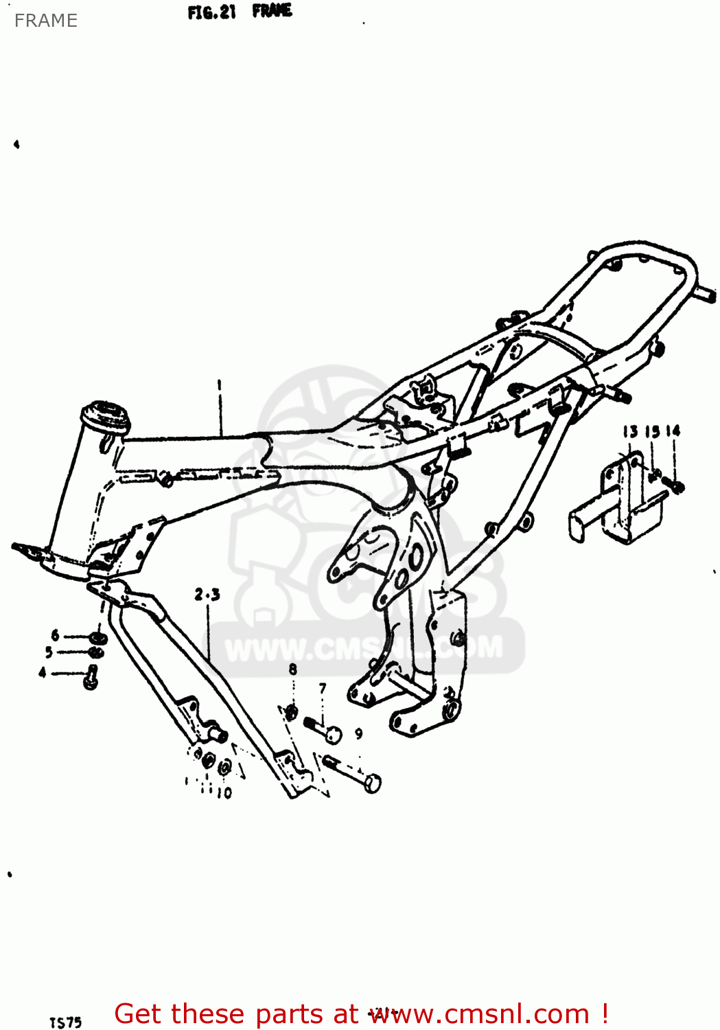 FRAME TS75 1977 (B) USA (E03)