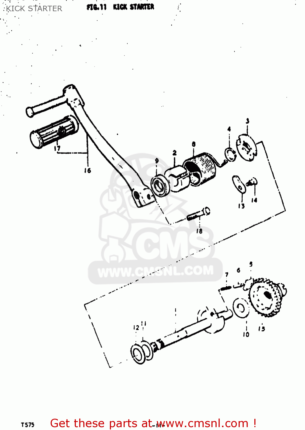 KICK STARTER TS75 1977 (B) USA (E03)