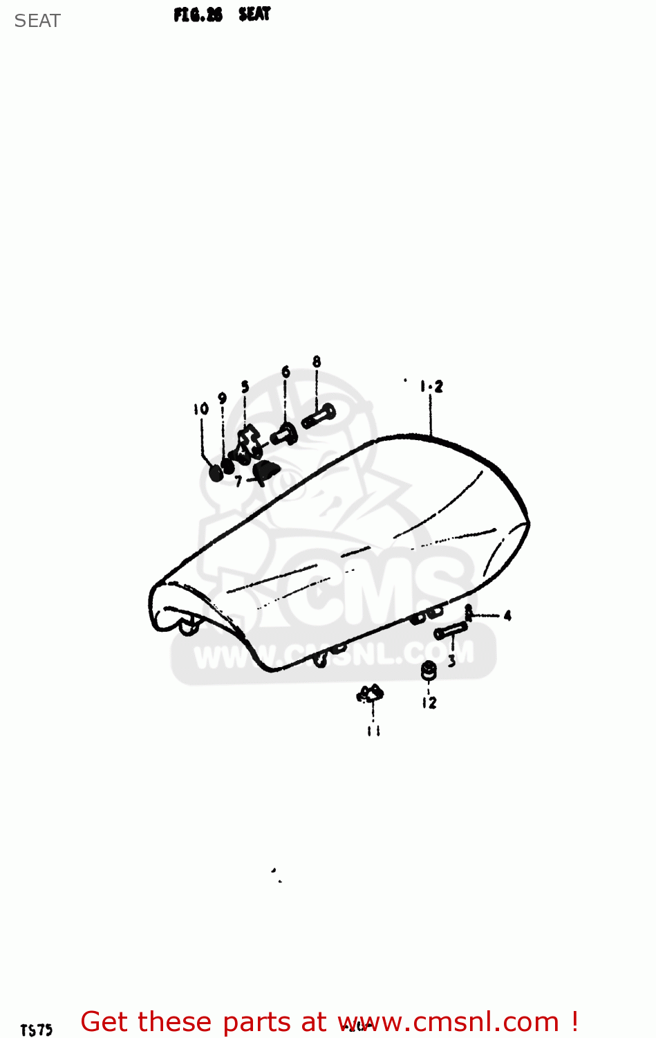 SEAT TS75 1977 (B) USA (E03)