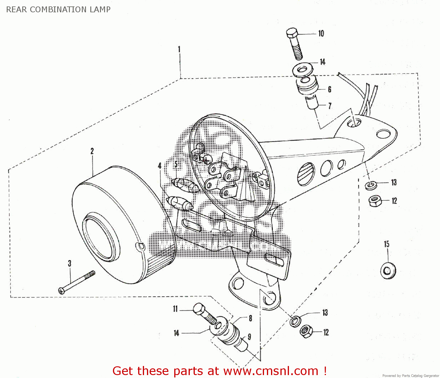 REAR COMBINATION LAMP TS90