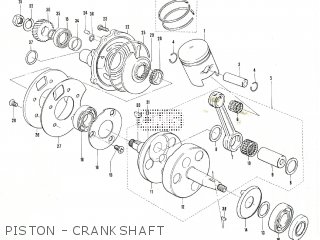 PISTON - CRANKSHAFT - TS90