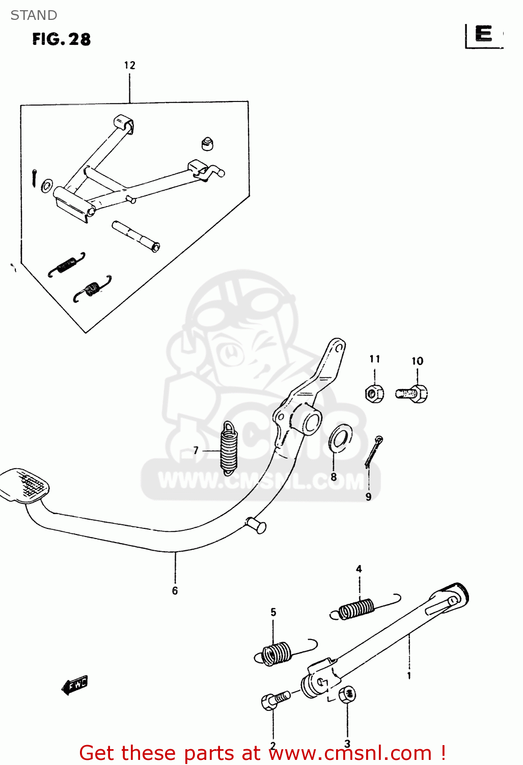 STAND TU250X 1997 (V) (E02 E04 E17 E24 E25 E34 E39)