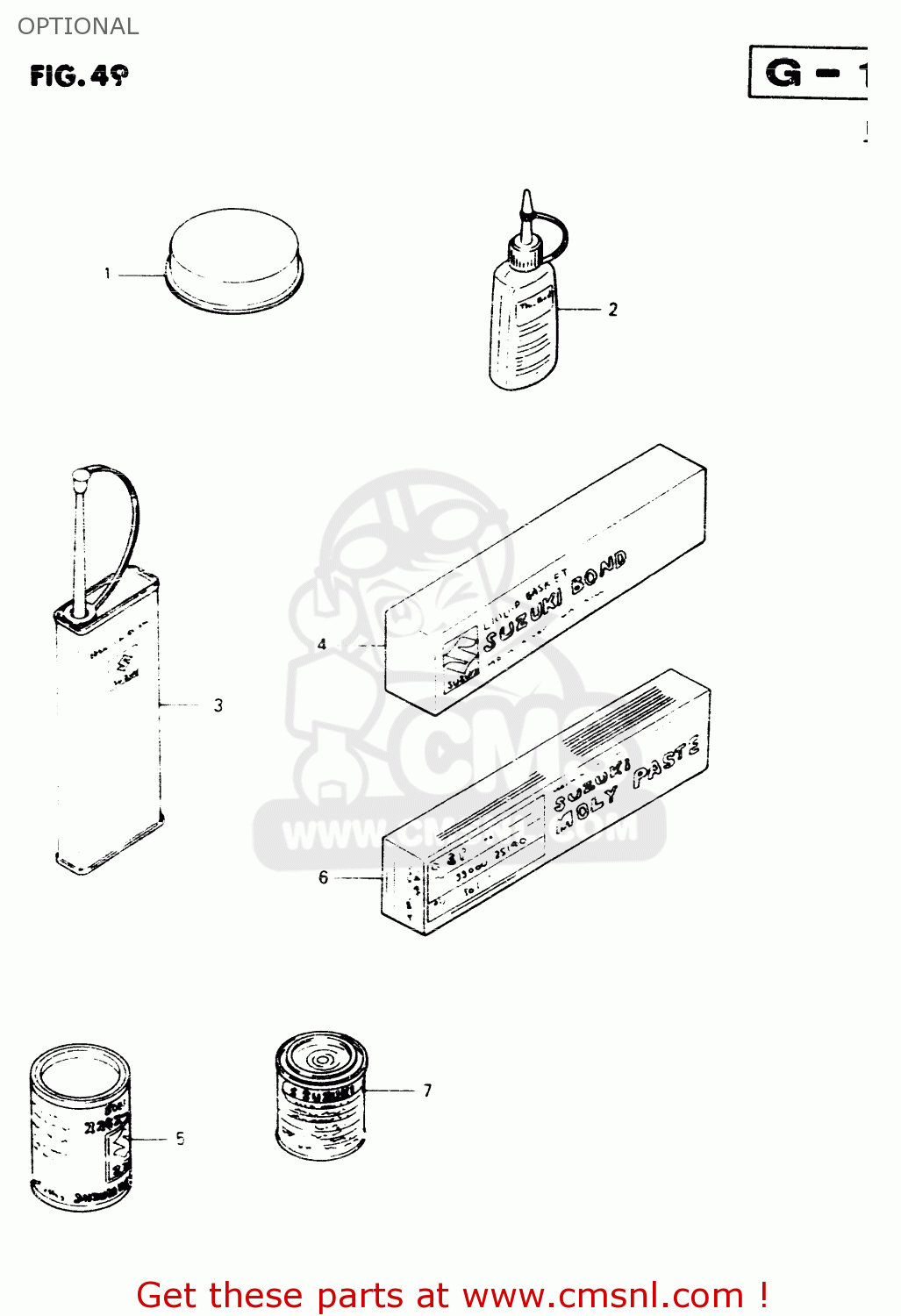 OPTIONAL TU250X 1997 (V) (E02 E04 E17 E24 E25 E34 E39)