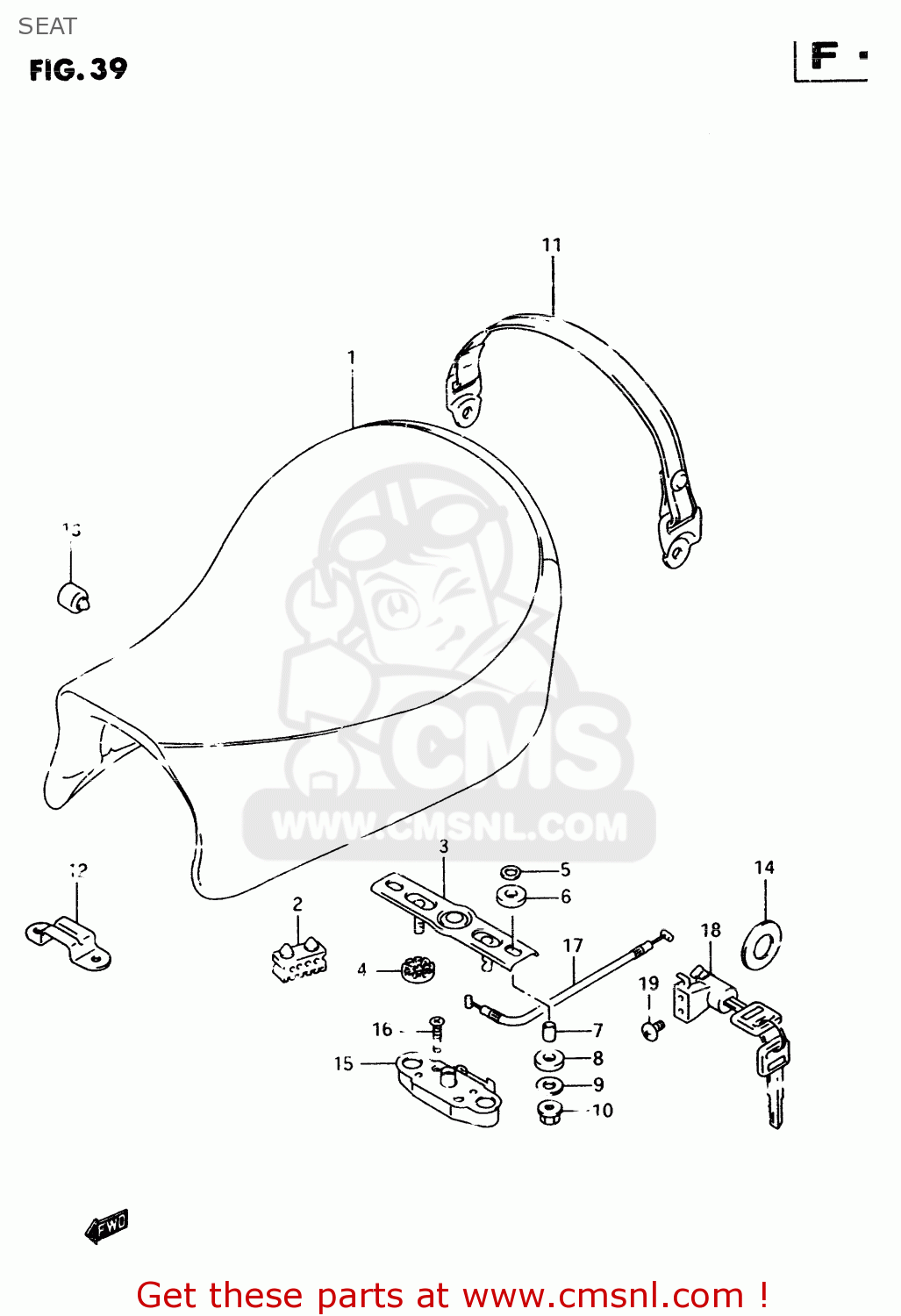 SEAT TU250X 1998 (W) (E02 E04 E17 E24 E25 E34 E39)