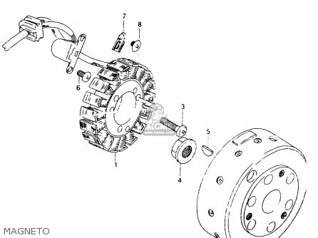 MAGNETO - TU250X 1998 (W) (E02 E04 E17 E24 E25 E34 E39)