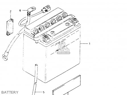 BATTERY - TU250X 1998 (W) (E02 E04 E17 E24 E25 E34 E39)
