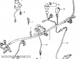 WIRING HARNESS - TU250X 1998 (W) (E02 E04 E17 E24 E25 E34 E39)