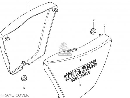 FRAME COVER - TU250X 1998 (W) (E02 E04 E17 E24 E25 E34 E39)