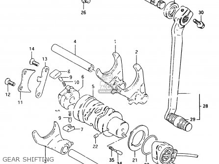 GEAR SHIFTING - TU250X 1999 (X)