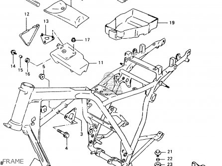 FRAME - TU250X 1999 (X)