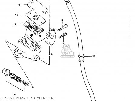 FRONT MASTER CYLINDER - TU250X 1999 (X)